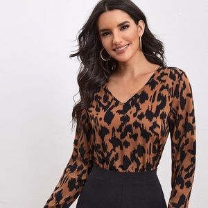 Allover Patterned Top